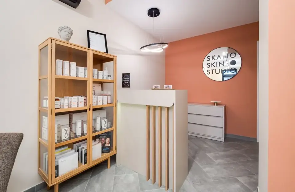 Рецепцията на SKANO SKIN STUDIO